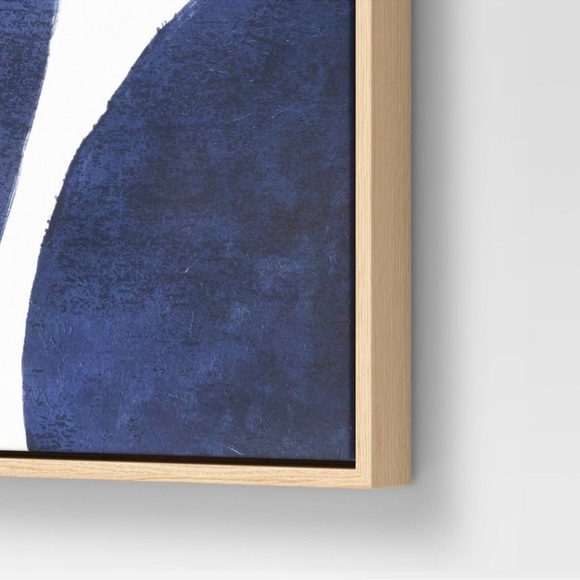 Project 62 NEW2pc large circles abstract framed wall art16x20 - Picture 6 of 7